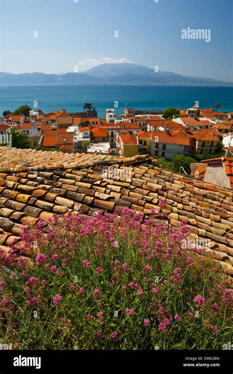 Nafpaktos Village In The Gulf Of Corinth Greece Stock Photo Alamy