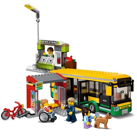 Lego City Town Bus Station 60154 Building Kit 337 Piece