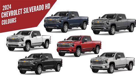Chevrolet Silverado Hd Pickup Truck All Color Options Images