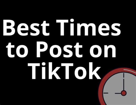 Best Times To Post On Tiktok Complete Guide