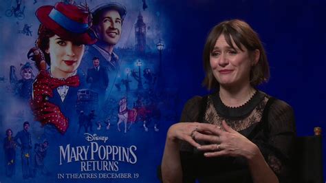 Emily Mortimer Talks Mary Poppins Returns Youtube