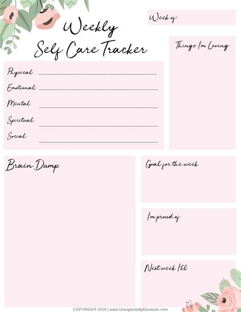 A collection of english esl worksheets for home learning, online practice, distance learning and english classes to teach about health, care, health care. Self Care Checklist (+ 10 Ideas That Will Actually Nourish ...