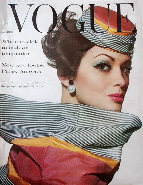 Miss Sixties Vintage Fashion Classic Vogue Cover