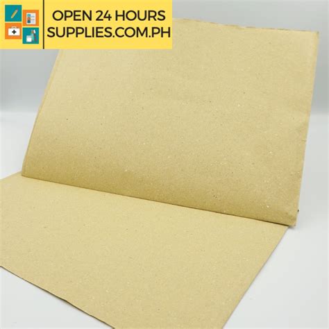 Manila Paper Brown For School And Training Use Shopee Philippines