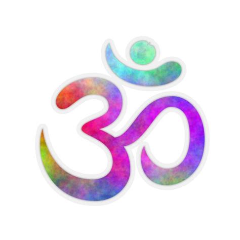 Beautiful Multi Color Om Mantra Symbol Sticker Decal Etsy