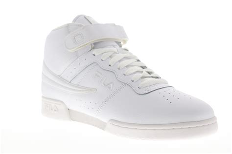 Fila F 13 V 1vf059lx 100 Mens White Casual High Top Lifestyle Sneakers