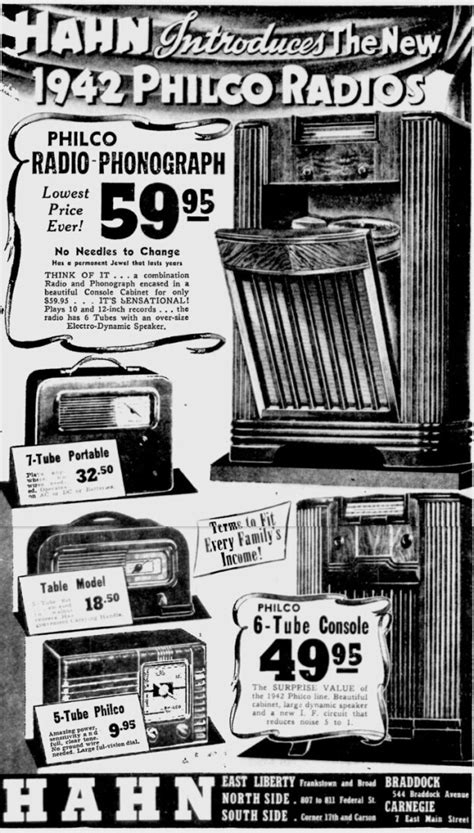1941 Philco Radios