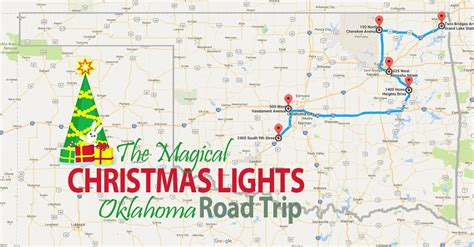 Embark On The Most Magical Christmas Road Trip In Oklahoma