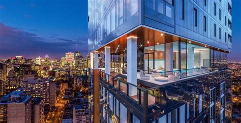 A Look Inside Upscale 12m Penthouse Condo With 360º Views Of Montreal
