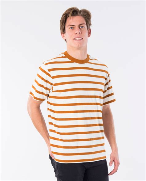 afends ashbury retro stripe tee ozmosis t shirts and polos
