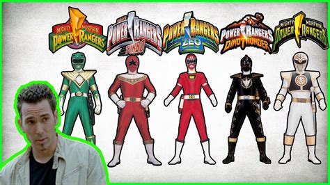 All Tommy Oliver Power Ranger Forms Mighty Morphin To 2017 Filmgreen