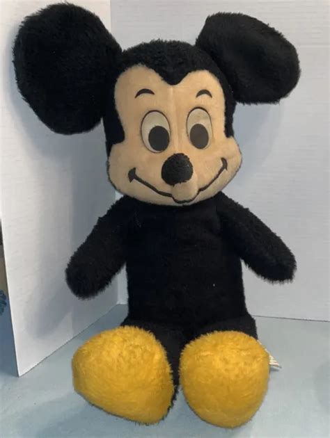 Mickey Mouse Plush Walt Disney Characters California Vintage Stuffed