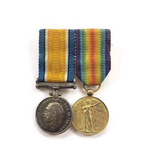 Ww1 Miniature Medal Pair In General Medals