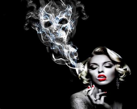 Free Download Smoke Skull Wallpaper Sexy Smoking Skull