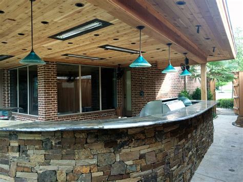 Patio heaters are perfect when you are entertaining your guests on your pool deck during those chilly hanging heaters can look like a glamorous chandelier that casts an ambient, beautiful glow while some others are just merely similar to a ceiling fan. 17 Best images about Outdoor Heaters by Dallas Landscape ...