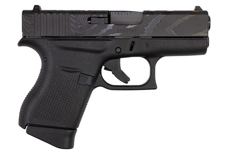 Glock 43 9mm Single Stack Pistol With Tiger Engraved Slide Sportsman