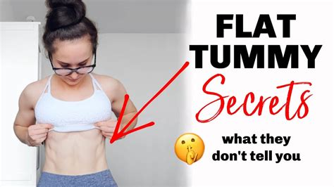 How To Get A Flat Stomach Secrets And Tips To Lose Lower Belly Fat Youtube