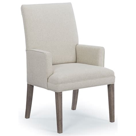 Best Home Furnishings Nonte Upholstered Captains Dining Arm Chair