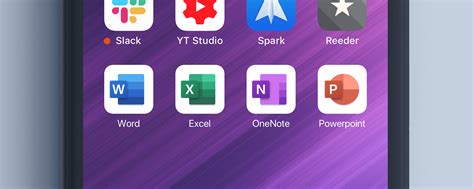 Mockup New Microsoft Office Icons For Ios And Android