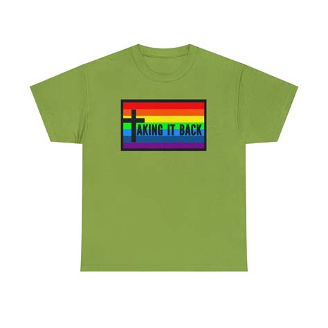 Christian Rainbow Tshirt Taking Back The Rainbow Youth Etsy