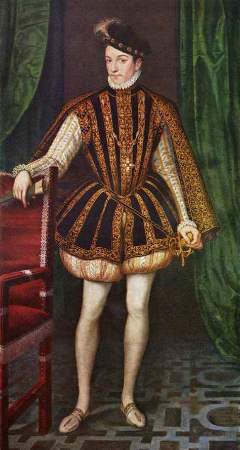 Großbild François Clouet Porträt Des Königs Karl Ix Von Frankreich