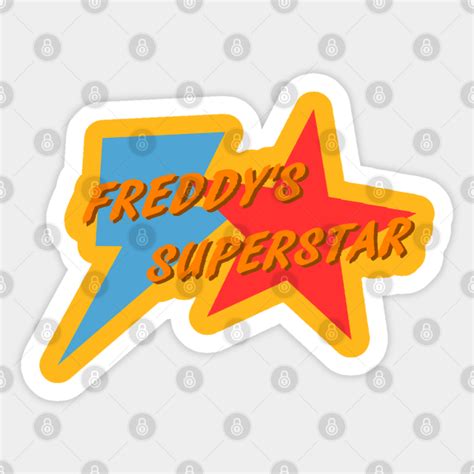 Freddys Superstar Five Nights At Freddys Sticker Teepublic