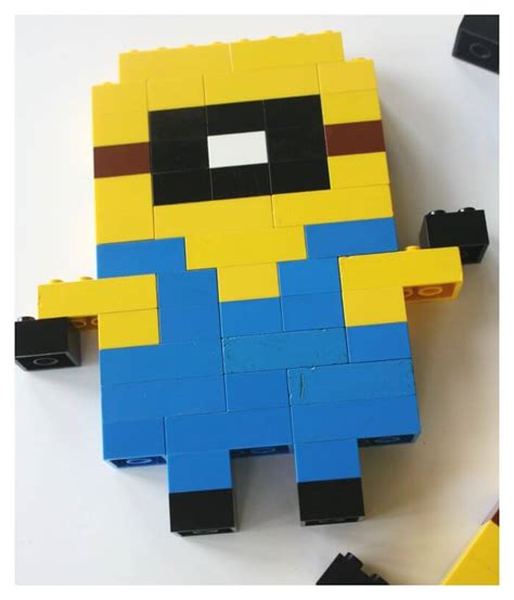 Minion Lego Building Activity With Basic Bricks