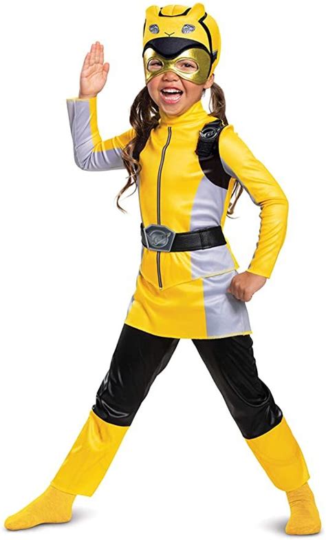 Disguise Yellow Ranger Beast Morpher Toddler Girls Costume