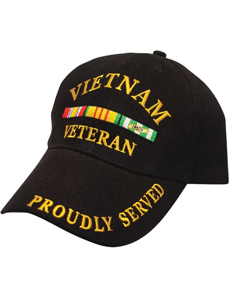 Black Military Veteran Proudly Served In Vietnam War Baseball Style Hat Cap Walmart Com