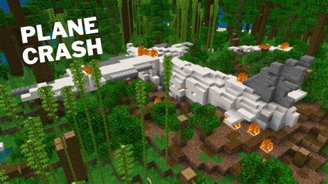 Minecraft Plane Crash Map W Adriantheone1 P2 Youtube