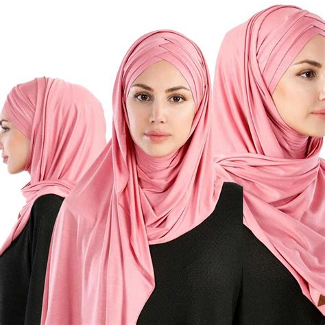 wholesale fashion solid color plain color cotton muslim jersey hijab buy jersey hijab muslim