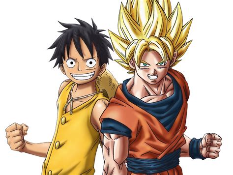 Goku And Luffy Dragon Ball Z Fan Art Fanpop