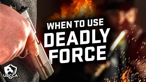 How To Know When To Use Deadly Force In Self Defense Youtube