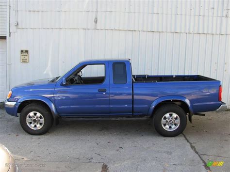 1999 Deep Crystal Blue Nissan Frontier Se Extended Cab 4x4 20007263