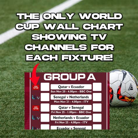 World Cup Wall Chart 2022 Large A2 Planner Poster Qatar 2022 Etsy