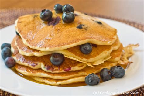 Recipe Blueberry Buttermilk Pancakes Cooking On The Side