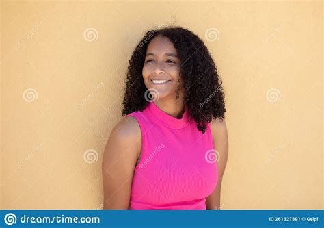 Portrait Of A Beautiful Mixed Race African American Girl Stock Image Image Of Interracial
