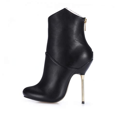 Brand New Stiletto Ankle Boots Women Leather Boots 2016