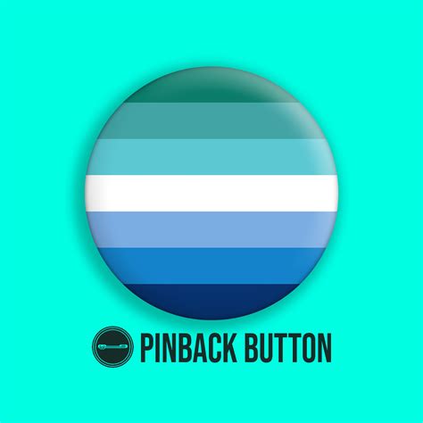 MLM Gay Male Pride Flag 1 5 Button Set LGBTQ Etsy