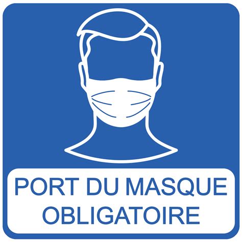 Stickers Covid 19 Port Du Masque Obligatoire Stickers Professionnels
