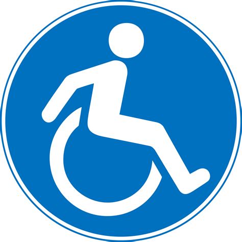 Disabled Handicap Symbol Png Transparent Image Download Size 2978x2978px