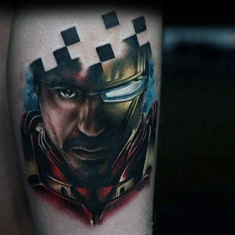 70 Iron Man Tattoo Designs For Men Tony Stark Ink Ideas