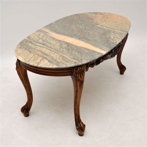 Antique French Style Marble Top Coffee Table Marylebone Antiques
