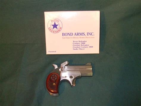 Bond Arms Inc Cowboy Defender Stainless 45 Colt 410 Derringer For