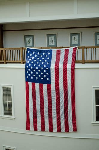 American Flag Hanging Inside Longaberger Home Office Flickr