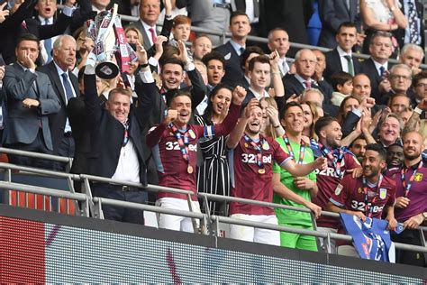 Aston Villa Celebrate Promotion To The Premier League Birmingham Live
