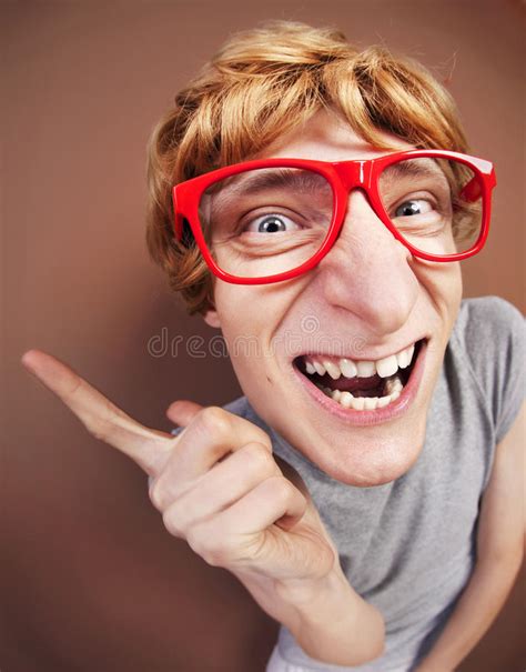 Funny Nerdy Guy Stock Photo Image Of Ginger Furious 21206156
