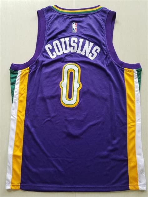 The Jersey Worn By The Los Angeles Lakers Is Displayed