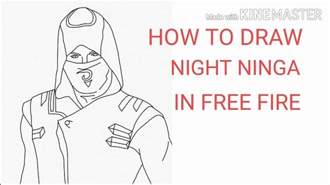 Making 3d drawing subscriber bundle part 10,eka katul tools used: How to draw night ninja bundle in free fire - YouTube
