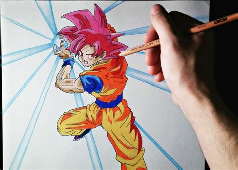 Dibujos De Goku Fase A Lapiz Como Dibujar A Goku Y Vegeta Ssj Dios